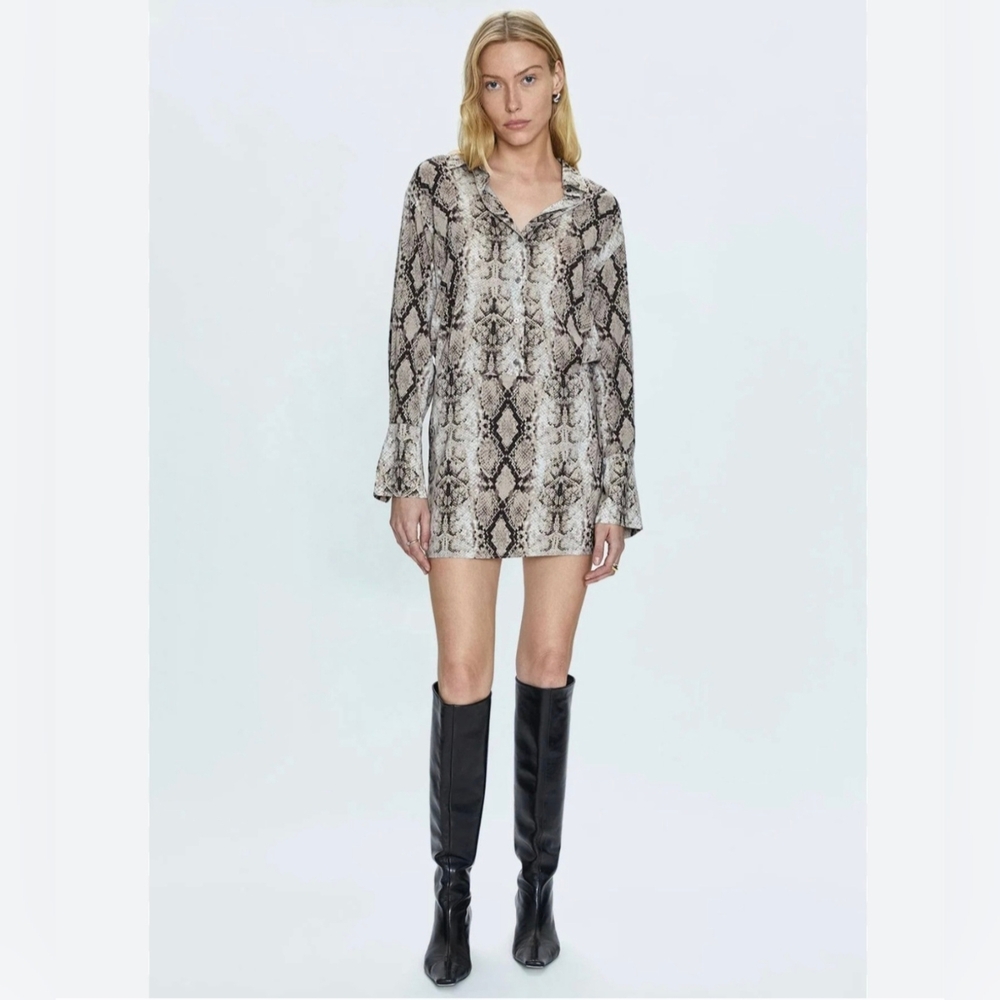 Pistola Python Knox Long Sleeve Partial Button Ed… - image 1